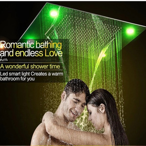 Accesorios de baño de 4 funciones, empotrado en techo, ducha eléctrica led, <span class=keywords><strong>lluvia</strong></span>, cascada, niebla, cortina - Product Image 2