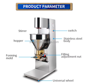 Máquina para hacer albóndigas de acero inoxidable Manual pequeña de alta calidad, uso doméstico comercial multifuncional, nuevos <span class=keywords><strong>restaurantes</strong></span> - Product Image 5