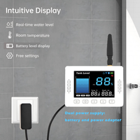 Controlador Inteligente de Nivel de Tanque en Oferta con Sensor Solar, Pantalla LCD Impermeable IP67 para Monitoreo de Tanques de Agua, Aceite y Combustible