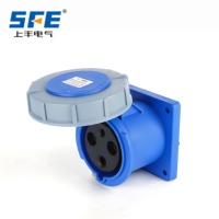 SFE SFN-3332 IP67 63A 220-240V 6H 2P + E 3pin monophasé étanche prise industrielle encastrée