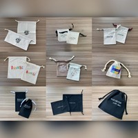 Sac à cordon personnalisé en toile imperméable, pochette réutilisable en coton, sac de transport pour cadeaux d'été, emballage, courses, voyage, plage, linge