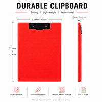 Porte-documents pliable A4 avec logo personnalisé, planche à écrire portable avec clip robuste pour le bureau, l'école, l'entrepôt