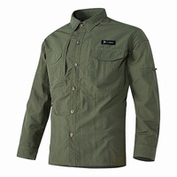 Chemises de pêche, de chasse et de randonnée durables pour l'extérieur, quatre poches poitrine, UPF50+, séchage rapide et respirantes, essentielles pour les pêcheurs