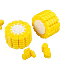 Jeu de puzzle en forme de maïs, jouet éducatif pour enfants, modèle statique créatif et original à haute difficulté, fabriqué à la main, moulage en caoutchouc imprimé en 3D