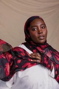 Hiyab Exclusivo Europeo Americano de Modal y Algodón Estampado, 70*180cm, Color Sólido, Pañuelo Tradicional Musulmán para Mujer - Product Image 2