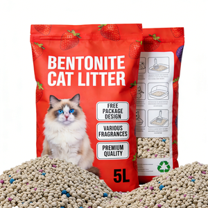 Litière pour chat en bentonite agglomérante, forme ronde, granulés minéraux de charbon actif écologiques, 0,5 mm, contrôle des odeurs, livraison rapide - Product Image 1