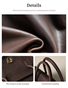 Nuevo Maletín de Gran Capacidad de Alta Gama con Dos Asas, Cubierta de Poliéster Cosida, Maletín de Hombro para <span class=keywords><strong>Mujer</strong></span>, Bolso Tote - Product Image 6