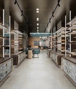 Modern Optical Shop Interior <b>Decoration</b> Custom Jewelry Showcase LED Lighting Wall Stand with Eco-Friendly Design - Product Image 1