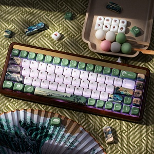 Teclas Japonesas XVX con Tema Fuji, <span class=keywords><strong>Playa</strong></span> Shichirigahama, Juego de Teclas PBT de 129 Teclas, Sublimación de Tinta en 5 Lados para Teclado Mecánico - Product Image 1
