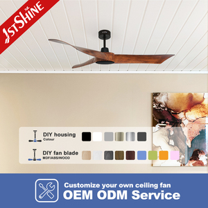 1stshine Fournisseur de ventilateurs de <span class=keywords><strong>plafond</strong></span> Moteur silencieux 3 pales ABS Ventilateurs de <span class=keywords><strong>plafond</strong></span> à distance OEM sans lumière - Product Image 4