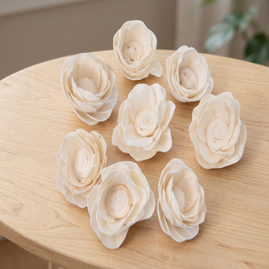 Flor de Loto Sola Natural Ecológica de Primera Calidad, Duradera, para Manualidades, Bodas, Graduaciones, Halloween, Pascua, Eventos en Casa - Product Image 1