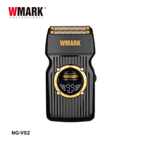 WMARK NG-VS2 Max 9000RPM Rasoir électrique pour barbier à rotor externe sans paliers, tête de rasoir à lames oscillantes, rasoir électrique pour hommes pour salon de barbier