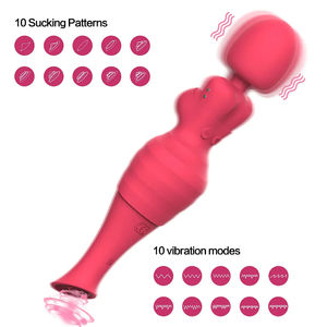 Nuevo juguete sexual <span class=keywords><strong>para</strong></span> adultos <span class=keywords><strong>para</strong></span> mujeres AV vibrador pezón masajeador de succión del clítoris con fuente de alimentación USB G-Spot Gadget - Product Image 1