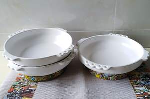 2025 nuovo arrivo piatto di Kifto cibo di <span class=keywords><strong>Taba</strong></span> etiope piatti e piatti con decalcomania bianca - Product Image 4