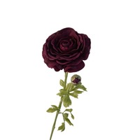 Promo! Bunga Ranunculus Oranye Berkualitas Tinggi, Real Touch, untuk Dekorasi Acara