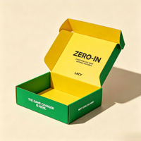 Boîte d'expédition pour produits de soin et cosmétiques, design gratuit, biodégradable, logo personnalisé imprimé, boîtes d'expédition en carton ondulé, emballage en carton kraft