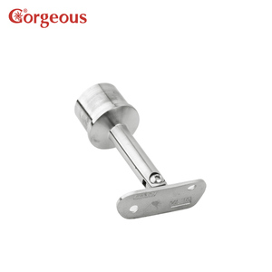 Corrimano per balaustra in acciaio inossidabile con supporto mobile per corrimano a parete e vetro - Product Image 2