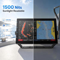 Écran tactile extérieur anti-reflet (AG) 1500 nits, lisible en plein soleil, 15,6'' 18,5'' 21,5'' 24'', étanche IP67, pour applications marines