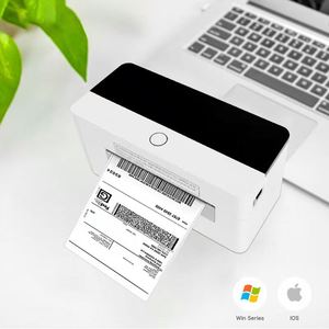 Mini impresora térmica de embalaje de recibos, impresora de pegatinas de 40-110mm, 4x6, 110mm, etiqueta de envío, impresora Tsc de escritorio - Product Image 5