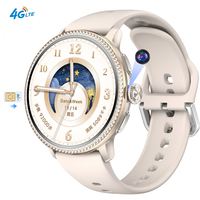 ERON Nouvelle montre connectée pour femmes H80 Diamond 4G avec carte SIM, charge rapide, téléchargement d'applications TikTok YouTube Facebook WhatsApp pour femmes