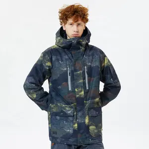 Jaket sublimasi anti air pria, jaket luar ruangan, jaket Ski, jaket musim dingin, anti angin, jaket Snowboard, jaket olahraga, musim dingin, motif sublimasi