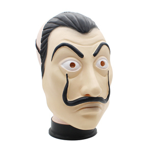 "<span class=keywords><strong>Casa</strong></span> papier"-Après Le hack Dali <span class=keywords><strong>Masque</strong></span> Cosplay Pour Hommes Halloween Mascarade Latex <span class=keywords><strong>Masque</strong></span> Complet - Product Image 2