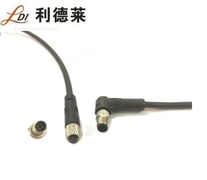 Đầu Nối Tròn Bằng Nhựa M5 Ở Loại Nam, Với Phích Cắm/Ổ Cắm DIN Chống Thấm Nước 4 Chân - Product Image 2