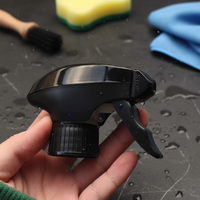 Pulvérisateur en plastique anti-enfants bien conçu 28/410 avec bouton de verrouillage pour enfants, déclencheur noir pour bouteilles, résistant aux produits chimiques pour enfants
