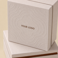 Boîte cadeau écologique de petite taille pour bijoux, étui personnalisé avec logo, emballage minimaliste crème pour flacons de parfum et pilules, OEM ODM
