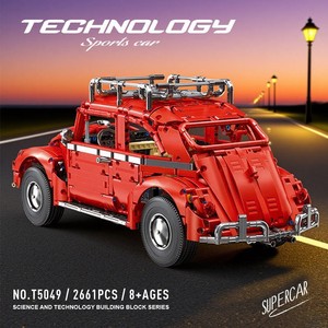Taigolo T5049 <b>Building</b> <b>Block</b> Model Car 1:10 Scale Sports Car Assembly Toy For Ages 8 13 Years Red Color 800 Pieces - Product Image 4