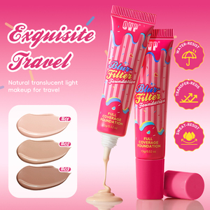 Fondotinta Liquido Coprente Opaco Idratante con Filtro, Trucco <span class=keywords><strong>Viso</strong></span> Cosmetico Impermeabile, Private Label - Product Image 5