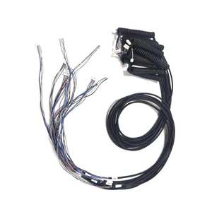 Câble spiralé 5x26AWG avec connecteur JST, <span class=keywords><strong>gaine</strong></span> en PU, fil flexible pour connexion de pont gauche/droit de la carte mère - Product Image 4