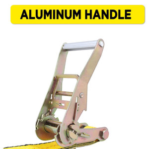 2 "X 10 'Utilisation <span class=keywords><strong>de</strong></span> voiture, camion, UTV Résistance à la rupture garantie Sangles à cliquet robustes avec blocs en caoutchouc Sangles d'arrimage <span class=keywords><strong>de</strong></span> <span class=keywords><strong>roue</strong></span> - Product Image 4