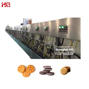 Large Size Industrial Baking Equipment Bakery Biscuit Manufacturing Equipment Core Filling Biscuit Equipment