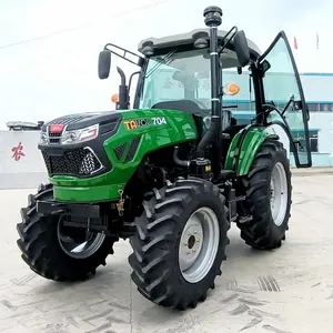 Mejor tractor para pequeña granja venta 70hp tractores para cuatro ruedas diesel agricultura máquina tractor precio concesiones