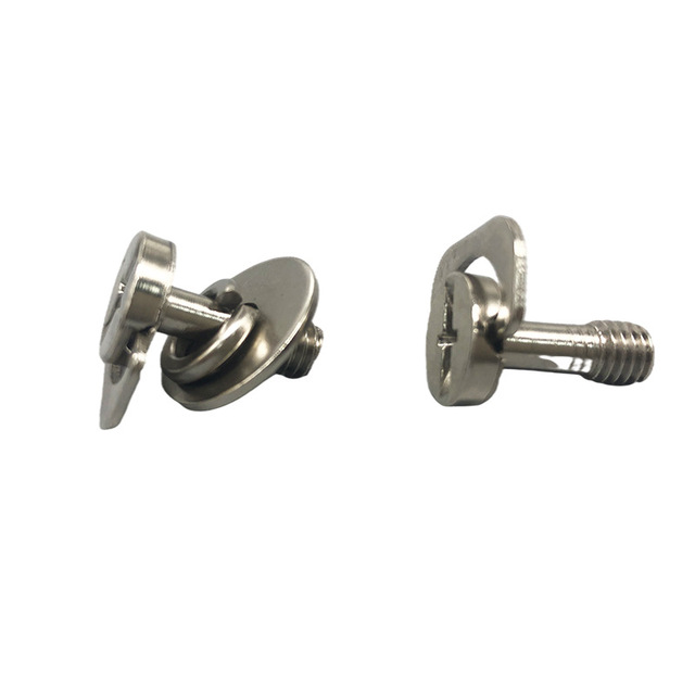 1/4-20 M5 M6 M8 Stainless Steel D Ring Wing Head Camera Screw Quick Release Screw