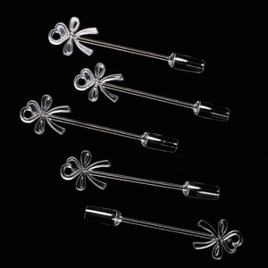 Nuancier professionnel 24 couleurs en forme d'éventail, présentoir à ongles à pointe carrée avec anneau en plastique pour salon de manucure - Product Image 4