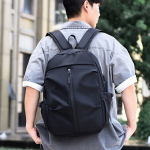 Laptop <b>Backpack</b> For <b>Men</b> Gray 14 Inches Capacity Casual Travel Commuting <b>Backpack</b> - Product Image 2