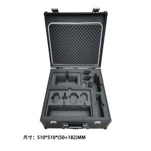 Valigia per Strumenti in Alluminio Personalizzata con Ruote Fisse, Schiuma EVA Intagliata Antiurto, Scatola Resistente agli Urti per Conservazione Attrezzature - Product Image 6