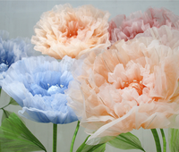 Elektrische automatisch openende en sluitende kunstbloemen voor bruiloften, gangmarkeringen en etalagedecoraties