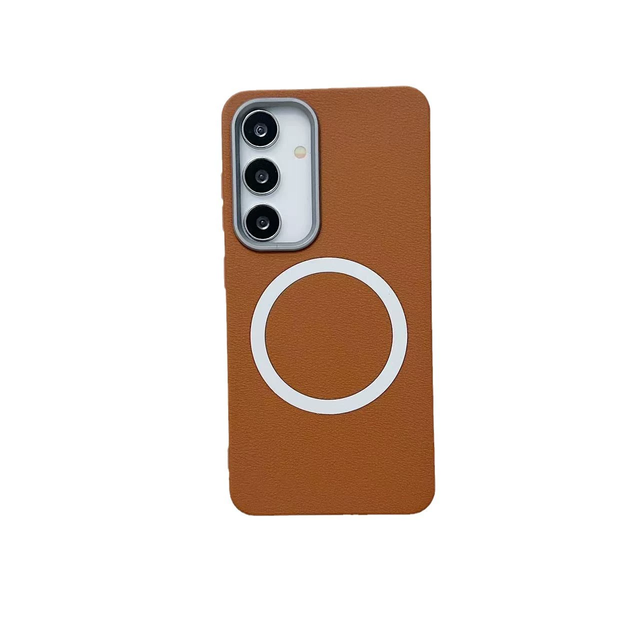 New Fashion Leather Texture Soft TPU Phone Case for Samsung S25 S24 S23 S22 S21 Plus Utra Shockproof Phone Cover
