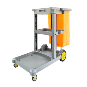 Carrito <span class=keywords><strong>de</strong></span> Limpieza Plegable Mini para Hotel, con Cubeta Plana <span class=keywords><strong>de</strong></span> Plástico para Fregar, Equipo <span class=keywords><strong>de</strong></span> Limpieza para el Hogar - Product Image 4