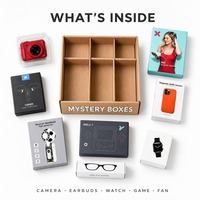 Boîte Mystère Basique Aléatoire 5 Pièces : Mini Smartphone Android, Montre Connectée, Écouteurs TWS et Autres Électroniques – Prêt pour la Vente en Gros