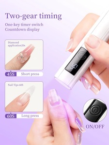 Lampe UV LED rechargeable blanche mini avec support pour le séchage rapide des ongles en gel, machine de manucure UV LED pour vernis à ongles en gel - Product Image 3