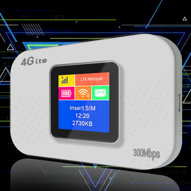 300 Мбит/с Портативная Смарт мини Мобильная точка доступа Mi-fi 3G 4G Lte беспроводной Wi-fi Карманный маршрутизатор с Sim-картой