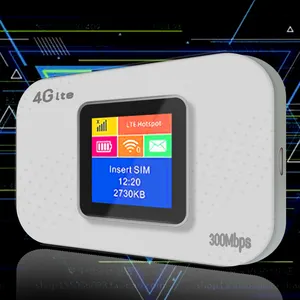 300mbps Smart MINI Mobile Portable Hotspot Mi-fi 3G 4G Lte Wireless Wifi Pocket Router With Sim Card