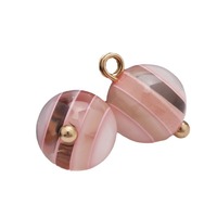 Boutons en jade de style chinois cousus à la main - Style perle de lanterne pour cheongsam, hanfu et chemises de style chinois