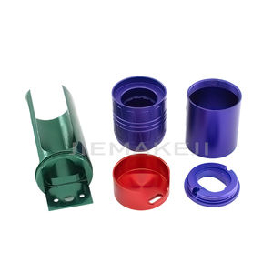 قطع ألومنيوم مخصصة مصنعة بتقنية CNC معالجة بالأنودة السوداء، قطع من الفولاذ المقاوم للصدأ والنحاس للحفر والتفريز لخدمات التصنيع - Product Image 3