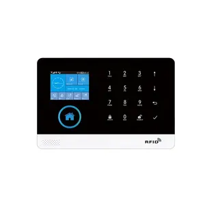 PGST WIFI GSM Alarm System with Door Sensor IOS Android APP LCD Display Home Burglar Wireless Tuya Security Alarm System