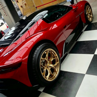 Rines Forjados Personalizados de 17 18 19 20 21 22 Pulgadas 4x100 4x114 5x108 5x112 5x114.3 5x115 5x120 5x127 5x130 CF4 de Alto Rendimiento con Diseño Cóncavo Profundo